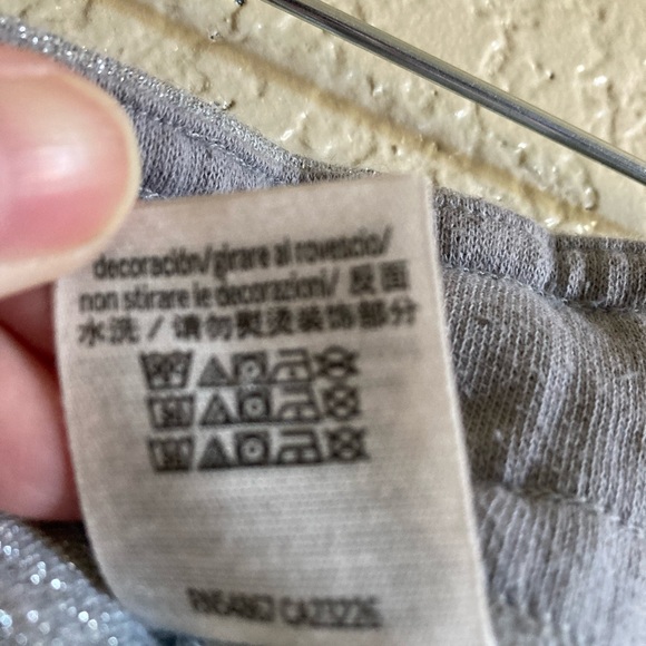 ***Pink Victoria’s Secret Rare Silver Mermaid Bling Jogger Pants A243 - Picture 6 of 11